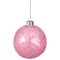 Декоративное изделие шар стеклянный диаметр=8 см. высота=9 см. цвет: розовый Dalian Hantai (D-862-104) 