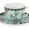 Чашка с блюдцем (голубая) Наталия в цветной упаковке - TEM-10051 The English Mug