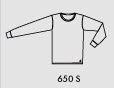 Рубашка с дл.рукавом GUAHOO Health Warm 650-S/BK (S) (10524s57850)