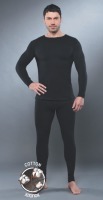 Рубашка с дл.рукавом GUAHOO Health Warm 650-S/BK (S) (10524s57850)