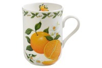 Кружка, 300 мл, фарфор F, белая, Апельсин, Orchard Fruits - MW637-PB8010 Maxwell & Williams