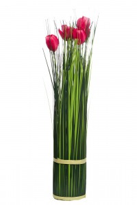 8J-15AK0032 Букет розовых тюльпанов 45см - TT-00000290