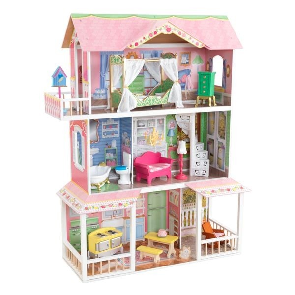 Деревянный дом для Барби "Карамельная Саванна" (Sweet Savannah) с мебелью в подарочной упаковке (65935_KE)