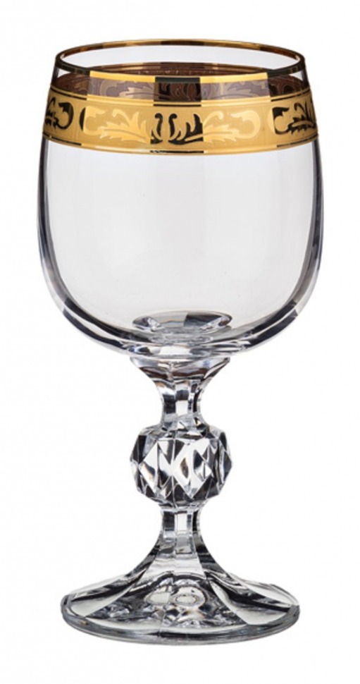 Набор бокалов для вина из 6 шт. "claudie / sterna" 190 мл.высота=14 см. Crystalite Bohemia (669-125) 