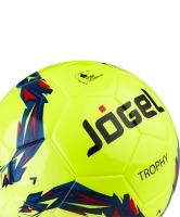 Мяч футбольный Trophy JS-950, №5, неоново-желтый/красный/голубой/черный (594496)