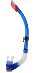 Трубка для плавания WAVE S-6148 ПВХ, синяя (53048)
