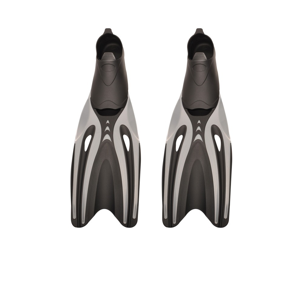 Ласты WAVE F-6869/F-6969 серые (53035)