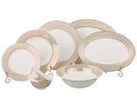 Столовый сервиз lefard "radial gold" на 6 пер. 23 пр. Lefard (760-416)