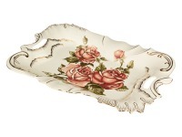Блюдо "корейская роза" 27*41 см.(кор-12шт) Lefard (215-086)