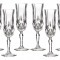 Набор бокалов для шампанского из 6 шт."опера" 130 мл. высота=20.5 см. Rcr Cristalleria (D-305-069) 