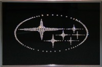 Картина Субару с кристаллами Swarovski (1448)