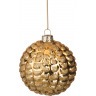 Декоративное изделие шар стеклянный диаметр=8 см. высота=9 см. цвет: золотой Dalian Hantai (D-862-108) 