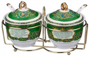 Набор сервировочный на металл. подставке  lefard "сура" 5 пр. Lefard (86-1865)