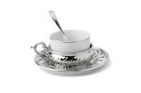 Чайный набор Stradivari (серебро),  1 персона, 4  предмета - GA2207600AL Гамма