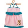 Полотенце-платье для рук с вышивкой "дэйзи" махра /х/б ,100%,розовое SANTALINO (850-558)