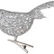 Изделие декоративное "птичка" на клипсе. серебро 10*4 см. Lefard (241-2490)