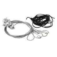 Тросик костровой BOYSCOUT 3 крючка,  2,4 м, шнур 2х2 м (61116) (53810)