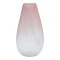 Ваза стеклянная розовая H39D13 - TT-00000691