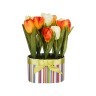 Изделие декоративное "цветы" высота=34 см. без упаковки Huajing Plastic (70-543)