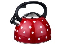Чайник  со свистком agness "горошек" 2,5 л, индукцион. дно Agness (907-072)