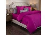 Кпб евро "богема"хлопок 100%,фуксия,сатин,выш,под200х220 -1шт,пр240х240 -1шт,нав70х70х5 SANTALINO (985-011)