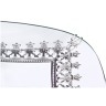 Конфетница 2-х ярусная 30*30/21*21 см. высота=42 см. Lefard (258-254)