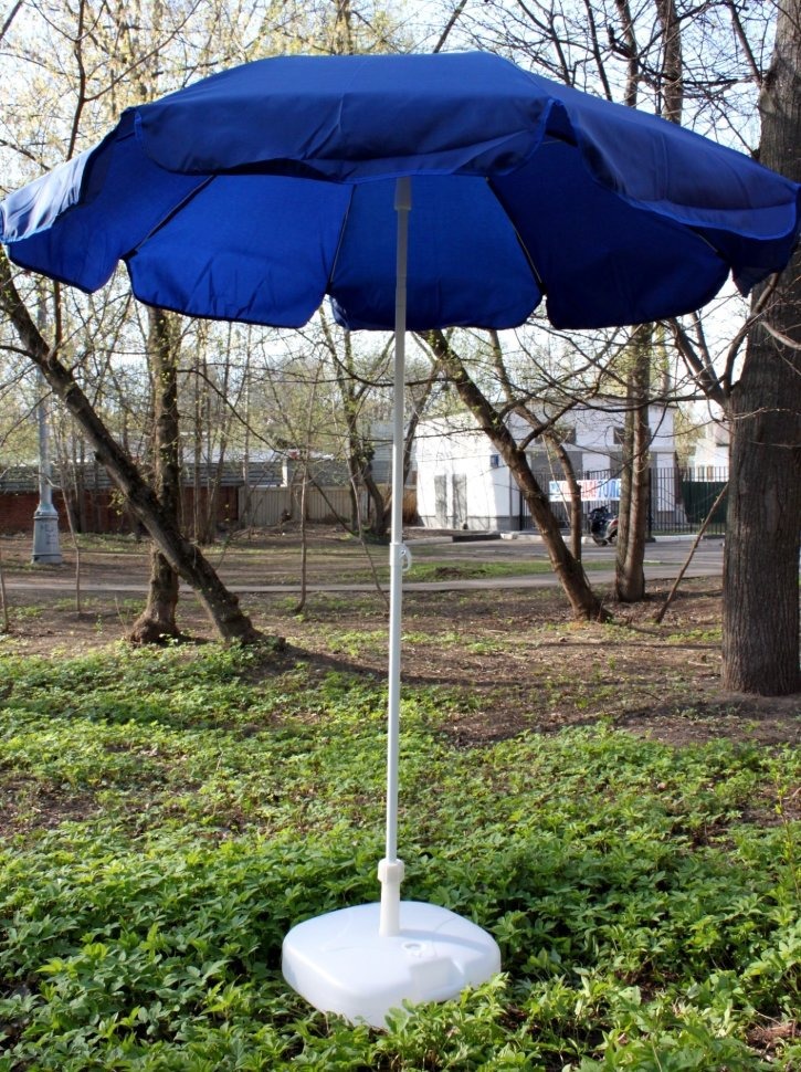 Зонт пляжный Митек ПЭ-180/8 (белый) (52288s94416)