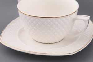 Чайный сервиз  lefard "диаманд голд" на 6 пер. 15 пр. 1100/220/220/220 мл Lefard (359-296)