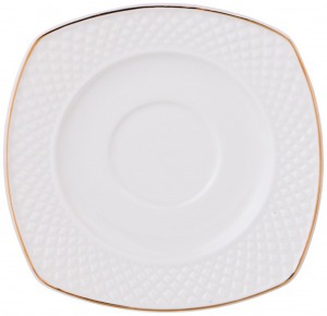 Чайный сервиз  lefard "диаманд голд" на 6 пер. 15 пр. 1100/220/220/220 мл Lefard (359-296)