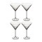 Набор бокалов для мартини из 4 шт. "граффити" 280 мл.высота=20 см. AURUM-CRYSTAL (614-530)