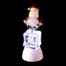 Фигурка с подсветкой "дед мороз" 5*5*14 см.(кор=144шт.) Polite Crafts&gifts (786-217)