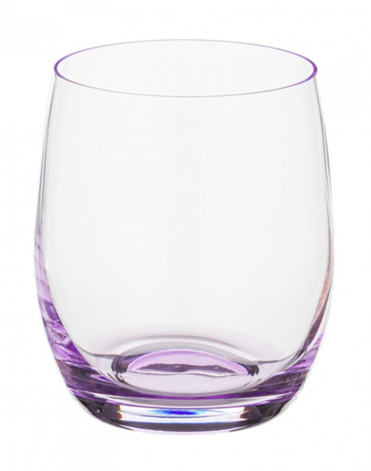Набор стаканов для виски из 6 шт. "rainbow" 300 мл высота=9 см Bohemia Crystal (674-412)