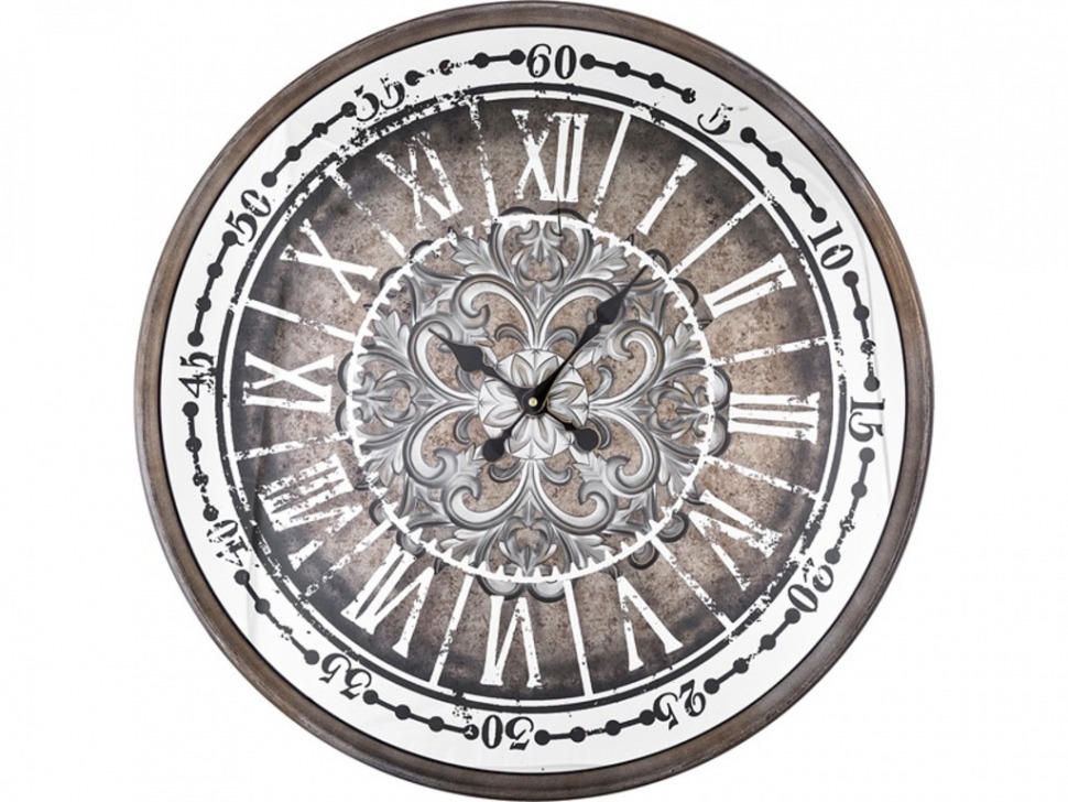 Часы настенные кварцевые 58,5*58,5*10 см. диаметр циферблата=51 см. Guangzhou Weihong (108-100) 