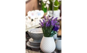 Веточка лаванды с 8 цветками 35 см (24) (00001613)