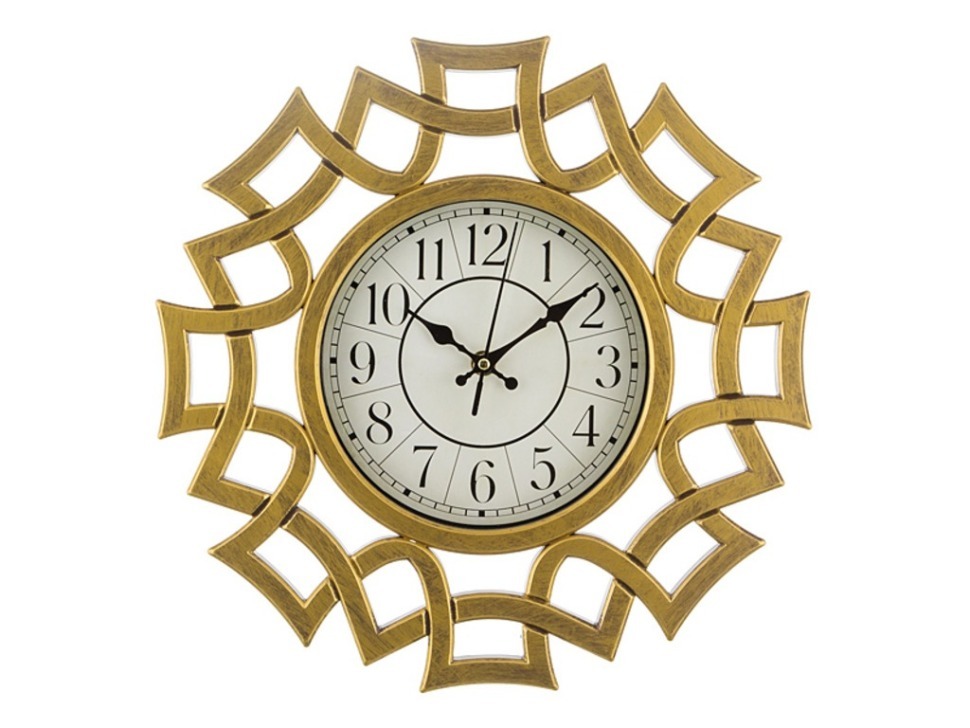 Часы настенные кварцевые "italian style" 41*36*5 см.диаметр циферблата=17 см. Lefard (220-132)