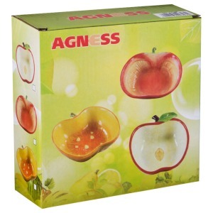 Блюдо для запекания "томат" 750 мл. 18*18,5 см. высота=6 см. коллекция "il raccolto" Agness (490-328)