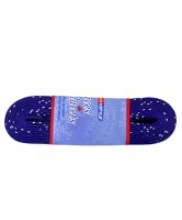 Шнурки для коньков с пропиткой W925, пара, 3,05 м, синие (D-87045) 