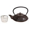 Заварочный чайник чугунный "шоколад" с эмалированным покрытием внутри 1000 мл Lefard (734-027)