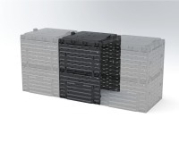 Соединитель для компостера садового Piteco 300 л K1030 чёрный (53888)