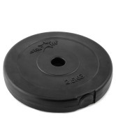 Диск пластиковый BB-203 d=26 мм, черный, 2,5 кг (78535)