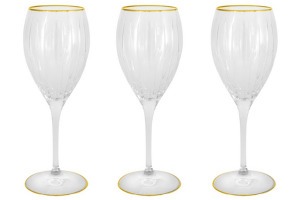 Набор бокалов для вина Пиза золото, 0,275 л, 6 шт - SM2101/1G Same