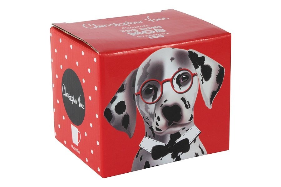 Кружка Лео (красный) в подарочной упаковке - CHV637-DX0154 Christopher Vine