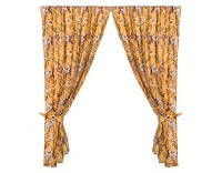 Штора с подхватами 150*250 см из 2шт  100% х/б,горчица SANTALINO (850-835)