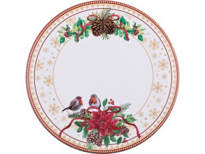 Тарелка для оформления новогодней сервировки "рождественская сказка" диаметр=40 см Lefard (106-525)