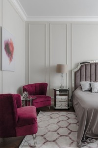 Тумба прикроватная зеркальная 50*43*65см (00002607)