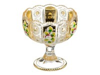 Конфетница на ножке "lefard gold glass" диаметр=12,5 см высота=13 см Lefard (195-109)