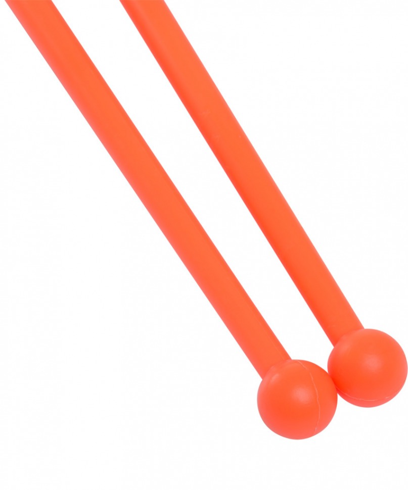 Булавы для художественной гимнастики У714, 35 см, оранжевые (241611)