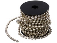 Декоративное изделие "бусы" 10 м *6 мм цвет золото Polite Crafts&gifts (D-224-047) 