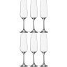 Набор бокалов для шампанского из 6 шт. "dora / strix" 200 мл высота=25 см Crystal Bohemia (669-194)