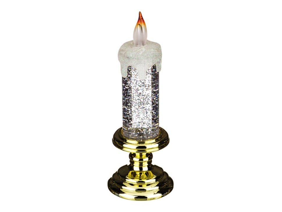 Фигурка с подсветкой "свеча" 7*7 см. высота=20,5 см Lefard (786-232)